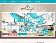 Tablet Screenshot of parkcafe-hof.de